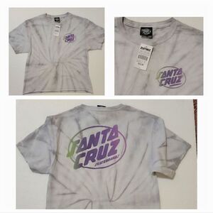 New Santa Cruz Skateboards Womens Tiedye T-Shirt Size S